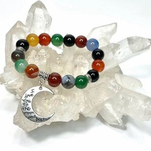 Multi Color, Crystal Handmade Bracelet, Charm